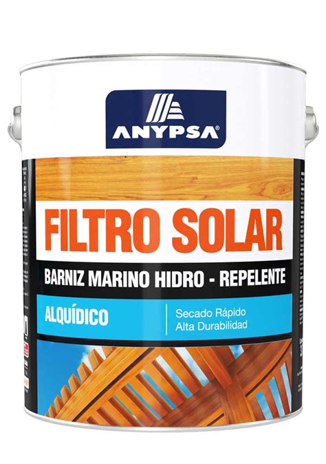 Filtro Solar Barniz Marino Alqu Dico Hidro Repelente Pinturas Anypsa