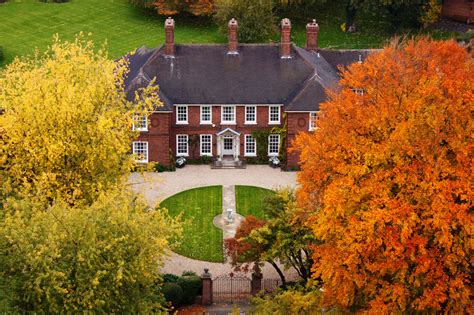 Mansion In Autumn Free Stock Photo Public Domain Pictures