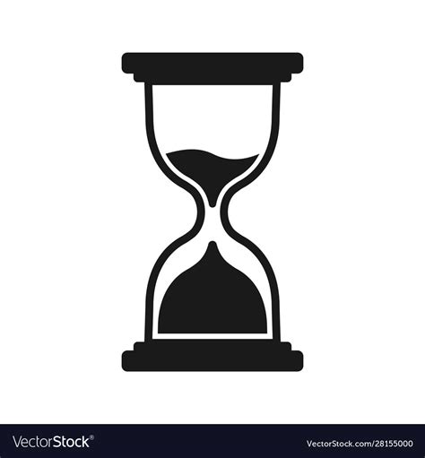 Sand Hourglass Icon Royalty Free Vector Image VectorStock