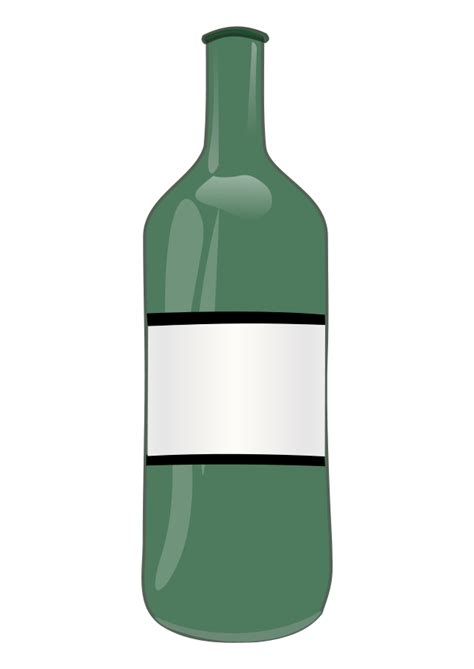 Wine Bottle Vector - Cliparts.co