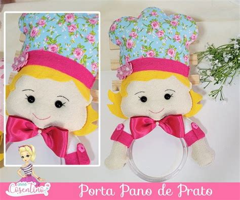 Porta Pano De Prato Boneca Cozinheira Elo Produtos Especiais