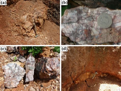 Mineralized And Barren Quartz Veins In The Batouri Gold District A