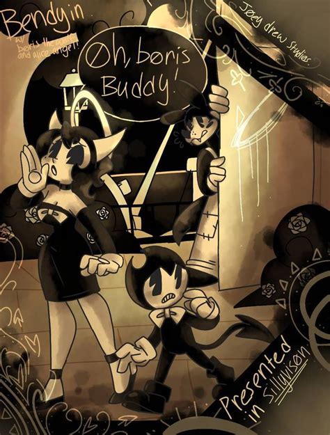 Bendy Poster By Loudlygay On Deviantart Bendy And The Ink Machine Alice Angel Art Contest