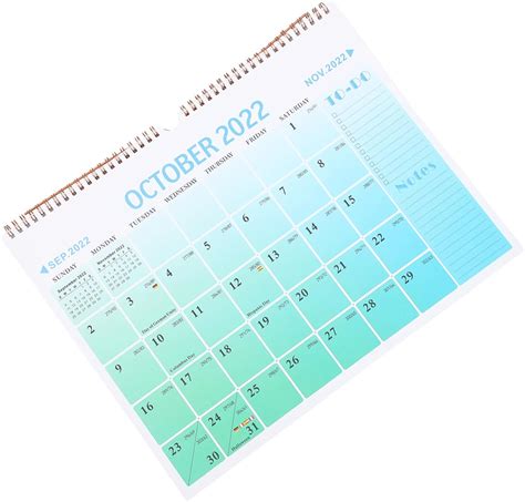 MAGICLULU 1 PC 2022 English Calendar Mini Posters Paper Calendar Mini