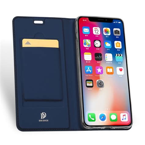 Preklopna Maska Dux Ducis Skin Pro Dark Blue Za Iphone Xr Maske