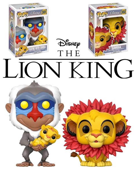 Funko Pop Disney The Lion King Bundle 2 Pops New Mint Condition