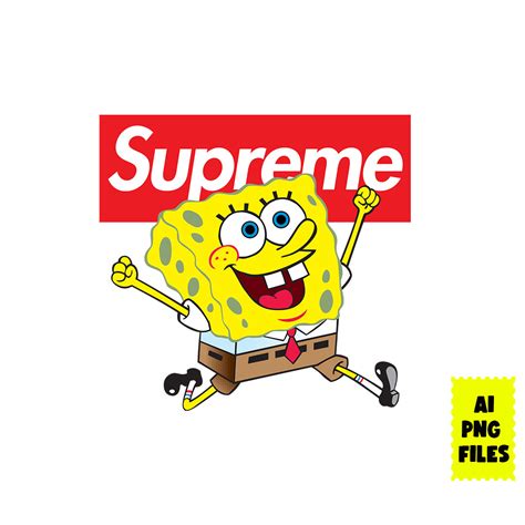 Spongebob Supreme Png Supreme Logo Png Spongebob Png Cart Inspire