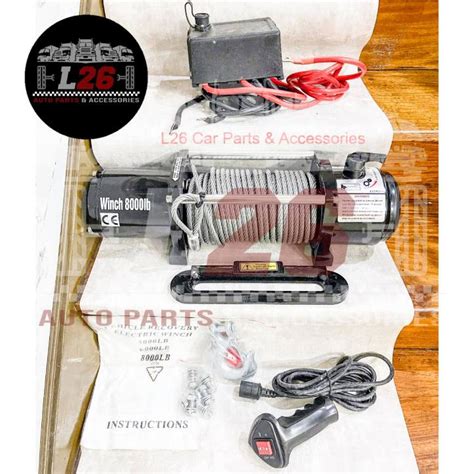 Electric Winch Lbs V Heavy Duty Towing Truck Offroad X