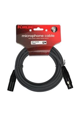 Kirlin Cable De Microfono Xlr Metros Kirlin Mpc M Bk Falabella