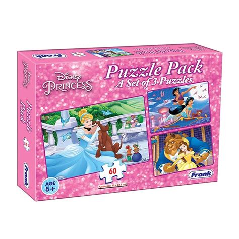 Disney's Princess jigsaw puzzle 3 in 1 for kids (11310)