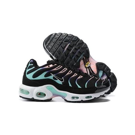 Baskets Nike Tn Plus Femme Chaussures Entra Nement De Sport Noir Bleu