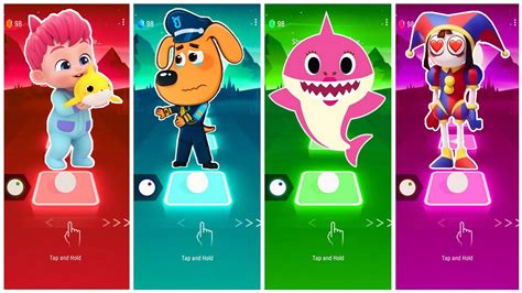 The Amazing Digital Circus Bebefin Sheriff Labradors Baby Shark