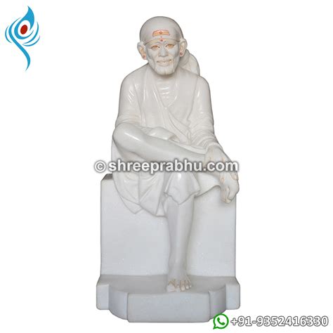 white marble sai baba statue shirdi sai baba murti  home temple