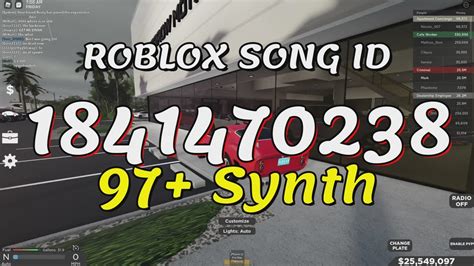 97 Synth Roblox Song Idscodes Youtube