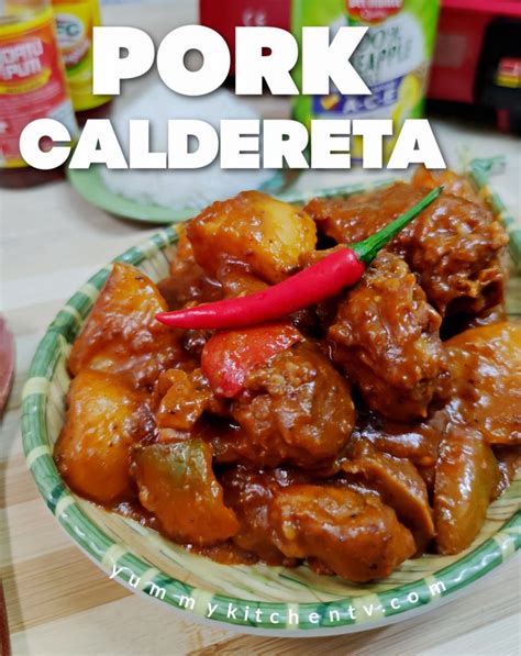 Pork Caldereta - Yummy Kitchen