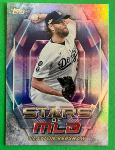 Clayton Kershaw Topps Series Stars Of Mlb Insert Card Smlb