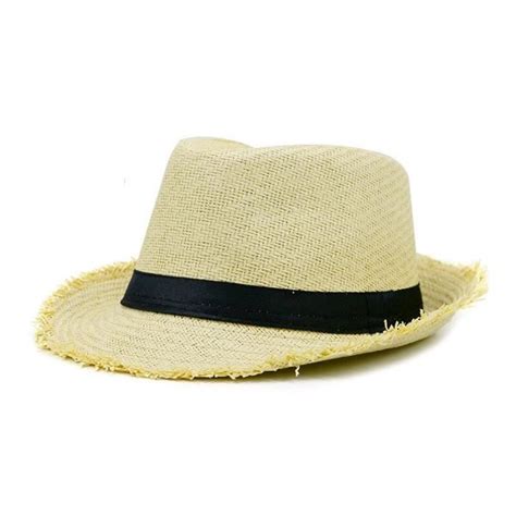 Light Khaki Chapeau De Paille Kaki Pour Hommes Casquette Panama