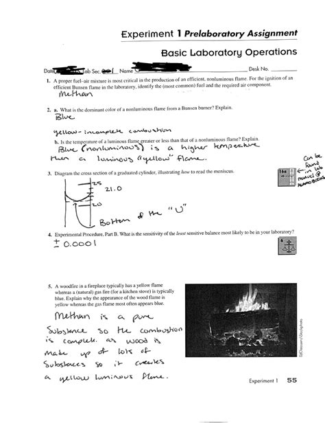 Chem Lab Basic Lab Operations Chem Studocu