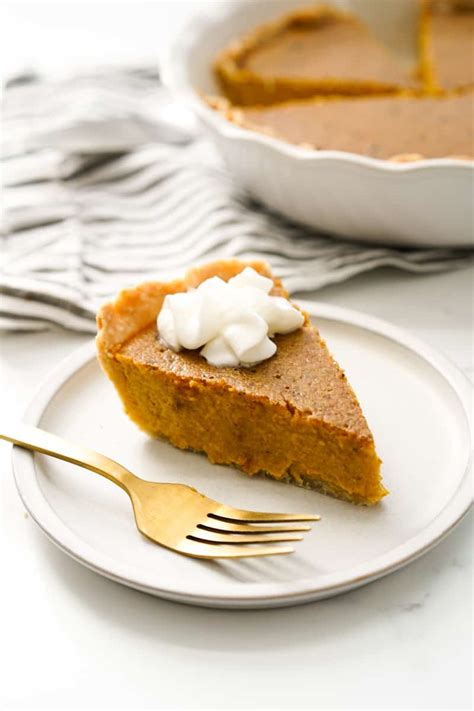 Pumpkin Pie with Sweetened Condensed Milk - Joyous Apron