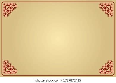 Classic Chinese Red Gold Background Stock Vector (Royalty Free ...