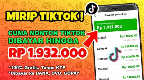 Dibayar 1 9 Juta 🤑🤑 Aplikasi Penghasil Saldo Dana Tercepat 2023