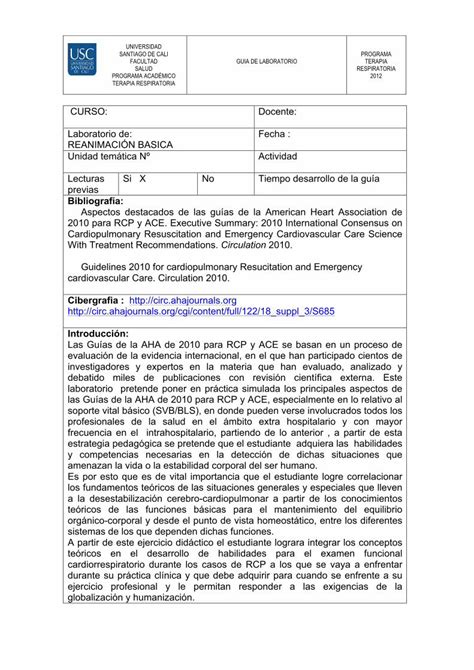 PDF Formato Guia De Laboratorios RCP BASICO Cdn Usc Edu Co Files