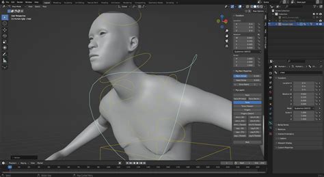 Breast Bones Don T Follow Chest Bone Correctly With Rigify Rig Issue