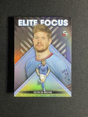 Kevin De Bruyne Topps Uefa Superstars Elite Focus Ef Kdb Soccer