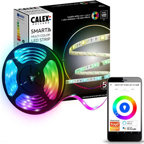 Taśma Led Tuya Wifi 12v Rgb Cct 5m Smart Life 149217 Pasek Neon