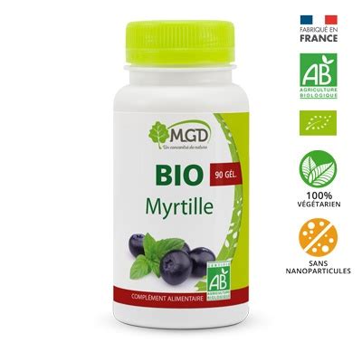 Mgd Bio Myrtille Gelules Paranatura