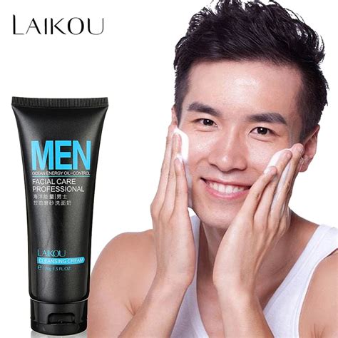 Laikou Face Washing Men Product Face Cleanser Facial Scrubs Natural Face Wash Andcleanser For Oily