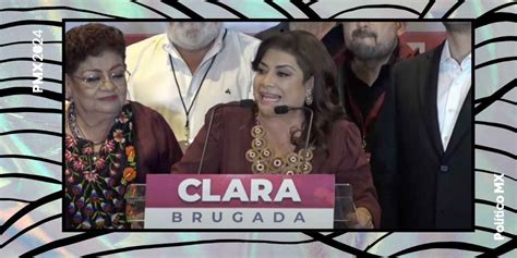 Video Clara Brugada Se Declara Ganadora De La Jefatura De Gobierno De