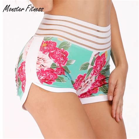 Summer Women Yoga Shorts Sexy Push Up High Waist Sport Shorts