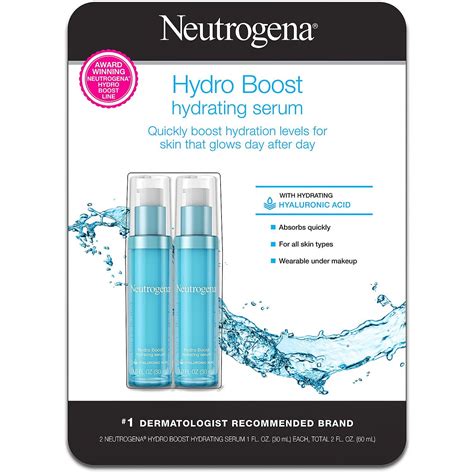 The Neutrogena Hydro Boost Hydrating Serum 1 Fl Oz 2 Pk Walmart