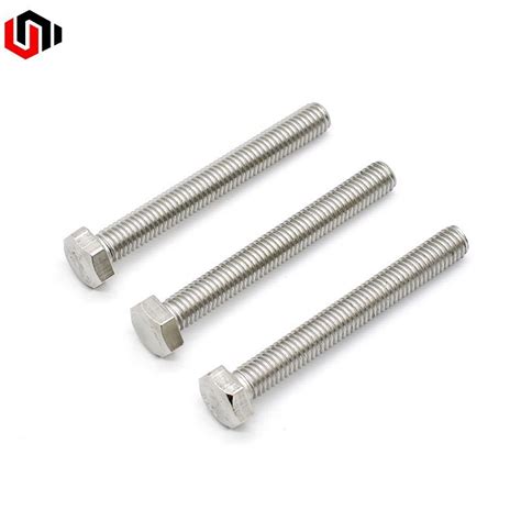 Hex Flat Head Bolt Stainless Steel Fastener With High Strength China