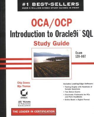 ocaocp introduction  oraclei sql study guide  chip dawes goodreads
