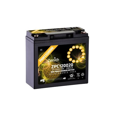 Batteria Per Trattorino E Booster Zenith Zpc V Ah A La