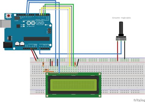 Girouette Arduino Potentiom Tre Lcd Sciences De L Ing Nieur