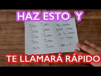 AMARRE PARA QUE TE ESCRIBA O LLAME EN MENOS DE 24 HORAS YouTube