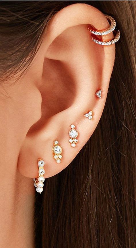 Piercing Ideen Ear Ideas Orecchini Trago Gioielli Per Il Corpo