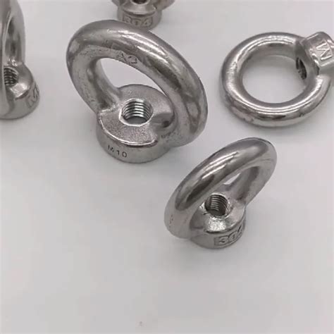 Stainless Steel Din 582 Rings Nuts Anchor Lifting Ring Shape Oval Eye