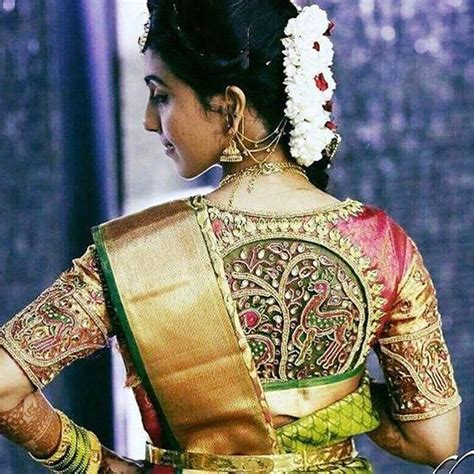 Latest pattu saree blouse back neck designs for silk sarees – Extra ...