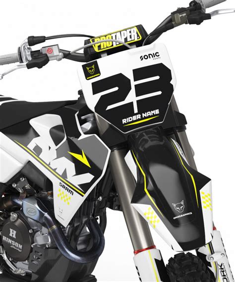 Husqvarna HOLESHOT Graphics Kit White OMXGraphics