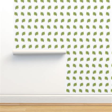 windy day trees Wallpaper | Spoonflower