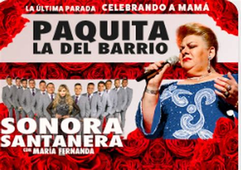 Paquita La Del Barrio Y La Sonora Santanera Con Mar A Fernanda