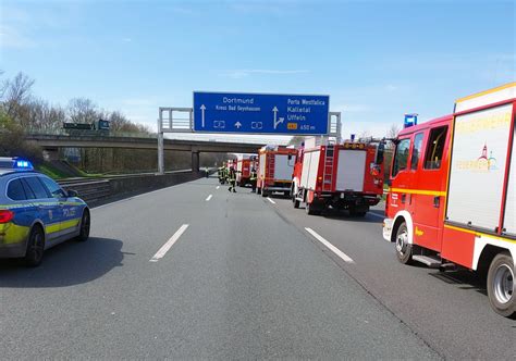 Verkehrsunfall Bab In Porta Westfalica Personen