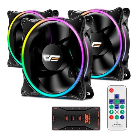 Kit Ventoinhas Aigo MR12 3in1 RGB 3x120mm Pichau