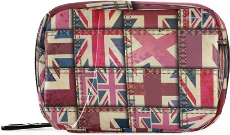 Amazon Union Jack Patchwork Pill Container Pill Box Day Pill