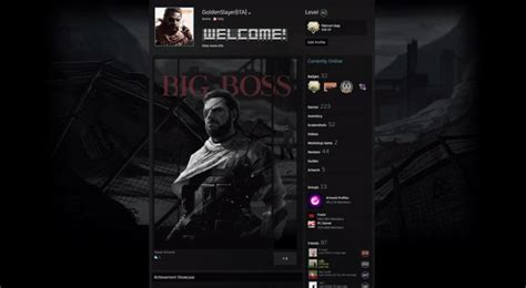 Big Boss Animated Mgsv Steam Profile Design By Hellbastia On Deviantart