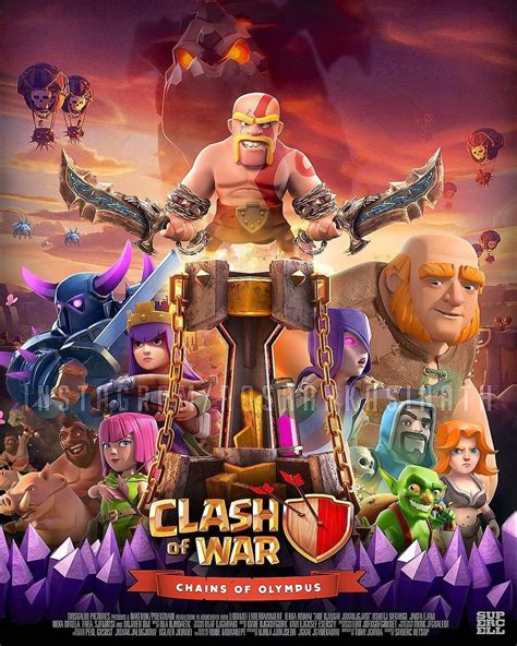 Clash Of Clans Clash Of Clans Fiksi Ilmiah Animasi